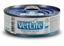 Kassi märgtoit Farmina Vet Life Hypoallergenic Pork & Potato, 85 g
