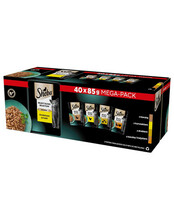 Märgtoit kassidele Sheba Selection Select Slices Poultry Flavours, 40x85g