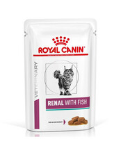 Märgtoit kassidele Royal Canin Renal with Fish, 12x85g