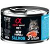 Kassi märgtoit Alpha Spirit WET, lõhe, 200 g
