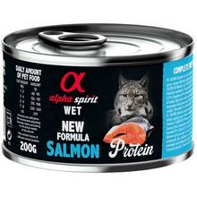 Kassi märgtoit Alpha Spirit WET, lõhe, 200 g