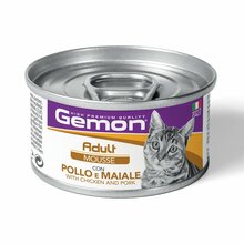 Kassikonserv Gemon Mousse kanaliha ja sealiha, 85 g