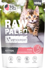 Märgtoit kassipoegadele Vetexpert Raw Paleo Kitten Pork, 100 g
