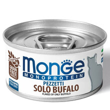 Konserv kassidele Monge Monoprotein Cat Flakes Only Buffalo, 80 g
