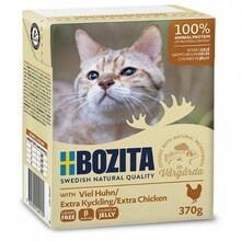 Märgtoit kassidele Bozita kanahakklihaga, 370 g