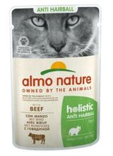Märgtoit kassidele Almo Nature Hairball veiselihaga, 70 g