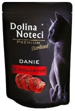 Märgtoit steriliseeritud kassidele Dolina Noteci Premium veiselihaga, 85 g