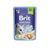 Märgtoit kassipoegadele Brit Premium Trout Fillets in Jelly, 85 g