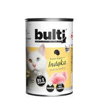 Märgtoit kassidele BULTI kalkunilihaga, 400 g