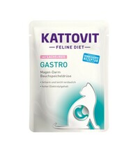 Märgtoit kassidele Kattovit Feline Diet Gastro lõhe ja riisiga, 85 g