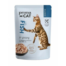 Kassikonserv PrimaCat Classics kala kastmes, 85 g