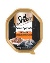 Märgtoit kassidele Sheba Sauce Speciale kalkuni ja köögiviljadega, 85 g