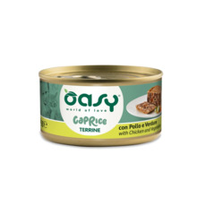 Konserv kassidele Oasy Caprice kanaliha ja köögiviljadega, 85 g