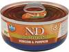 Konserv kassidele Farmina N&D venison & pumpkin, 70 g