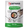 Märgtoit kassipoegadele Ontario Herb Line Cat Adult kanaliha ja krevettidega, 80 g