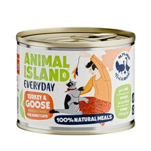 Märgtoit kassidele Animal Island Everyday kalkuni ja hanega, 200 g