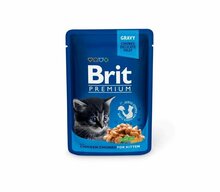 Konserv kassipoegadele Brit Premium Chicken Chunks Kitten, 100 g