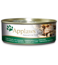 Konserv kassidele Applaws Tuna & Seaweed, 156 g