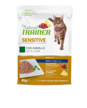 Konserv kassidele Natural Trainer Sensitive lambalihaga, 12x85 g