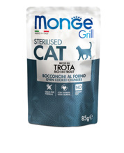 Konserv steriliseeritud kassidele Monge Grill forelliga, 85 g