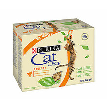 Märgtoit kassidele Purina Cat Chow Chicken, Zucchini, 10x85g