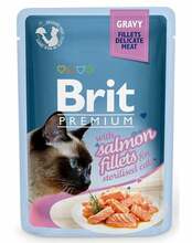 Brit Premium Cat Delicate lõhega, 24 x 85 g