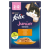 Märgtoit kassipoegadele Felix Junior kanaga, 85 g