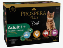 Märgtoit kassipoegadele Prospera Plus Cat Adult 1+ Kapsičky Multipack, 12 x 85 g