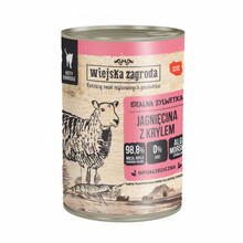 Märgtoit kassidele Wiejska Zagroda lambaliha krilliga, 400 g