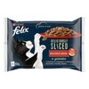 Märgtoit kassipoegadele Purina Felix Deliciously Sliced, 4x80 g
