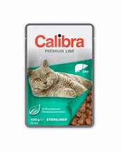 Märgtoit kassidele Calibra Premium Sterilised Liver, 100 g