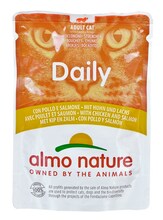 Almo Nature Daily kana ja lõhega, 70 g