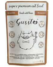 Märgtoit kassipoegadele GUSSTO Cat Fresh Wild Boar, 85 g