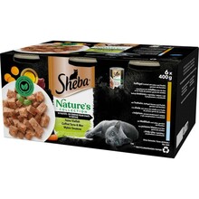 Märgtoit kassidele Sheba segamaitsete komplekt, 6x400g