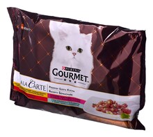 Märgtoit kassidele Purina Gourmet A la Carte, 4 x 85 g