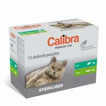 Märgtoit kassipoegadele Calibra Premium Line Sterilised, 12 x 100 g
