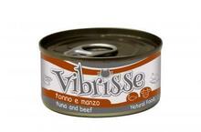 Konserv kassidele Vibrisse tuunikala ja veiselihaga, 70 g x 12 tk