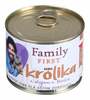 Kassikonserv Family First küülikuga, 200 g