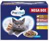 Märgtoit kassidele Prevital Megabox lambaliha, veiseliha, küüliku ja kanaga, 24 x 100 g