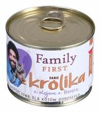 Kassikonserv Family First küülikuga, 200 g