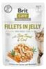 Märgtoit kassidele Brit Fillets in Jelly, forelli ja tursaga, 85 g