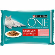 Kassikonserv One Adult lõhe ja porgandikastmega, 4 x 85 g