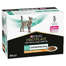 Märgtoit kassidele Purina Pro Plan Veterinary Diets EN St/Ox Gastrointestinal kanaga, 10x85 g