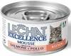 Märgtoit kassipoegadele Lechat Excelence Mousse Kitten Salmon and Chicken, 85 g