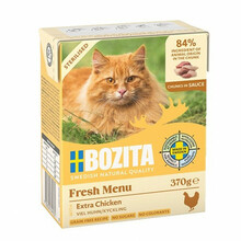 Märgtoit kassipoegadele Bozita Fresh Menu Sterilized Extra Chicken, 370 g