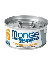 Märgtoit kassidele Monge Monoprotein kalkuni ja porgandiga, 80 g