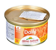 Märgtoit kassipoegadele Almo Nature Daily Menu kanamaitseline mousse, 85 g