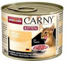 Märgtoit kassipoegadele Animonda Carny Kitten linnu- ja veiselihaga, 200 g