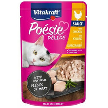 Märgtoit kassidele Vitakraft Poesie Delice kanaga, 85 g