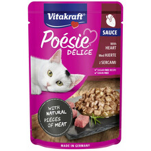 Vitakraft Poesie Delice täiskasvanud kasside märgtoit südamega, 85 g